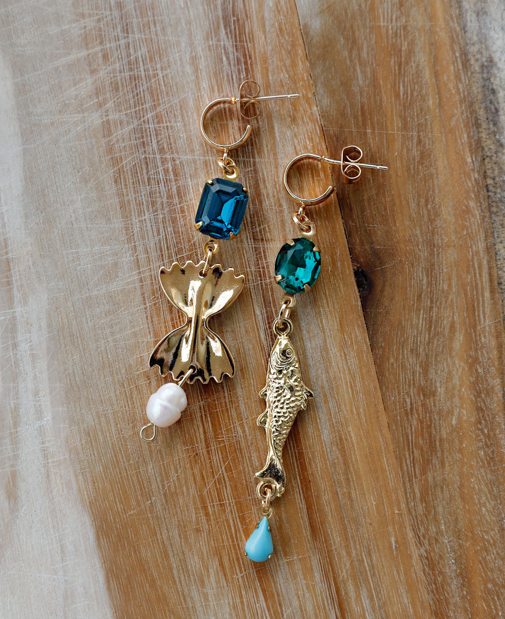'Chiavari' Pasta Earrings // HTT x Panache