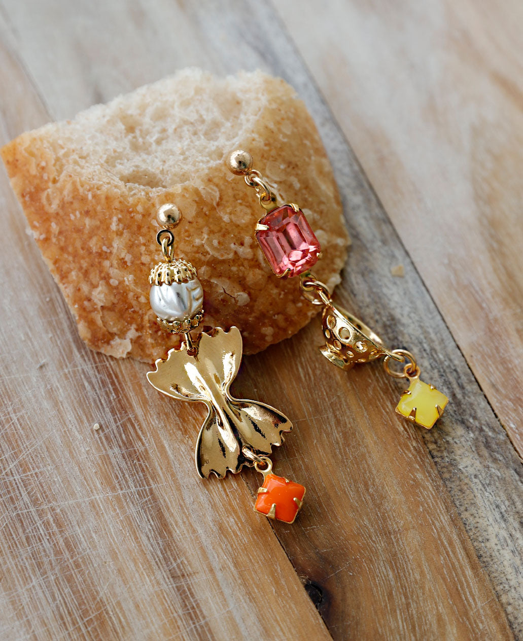 Spring Pasta Earrings // HTT x Panache