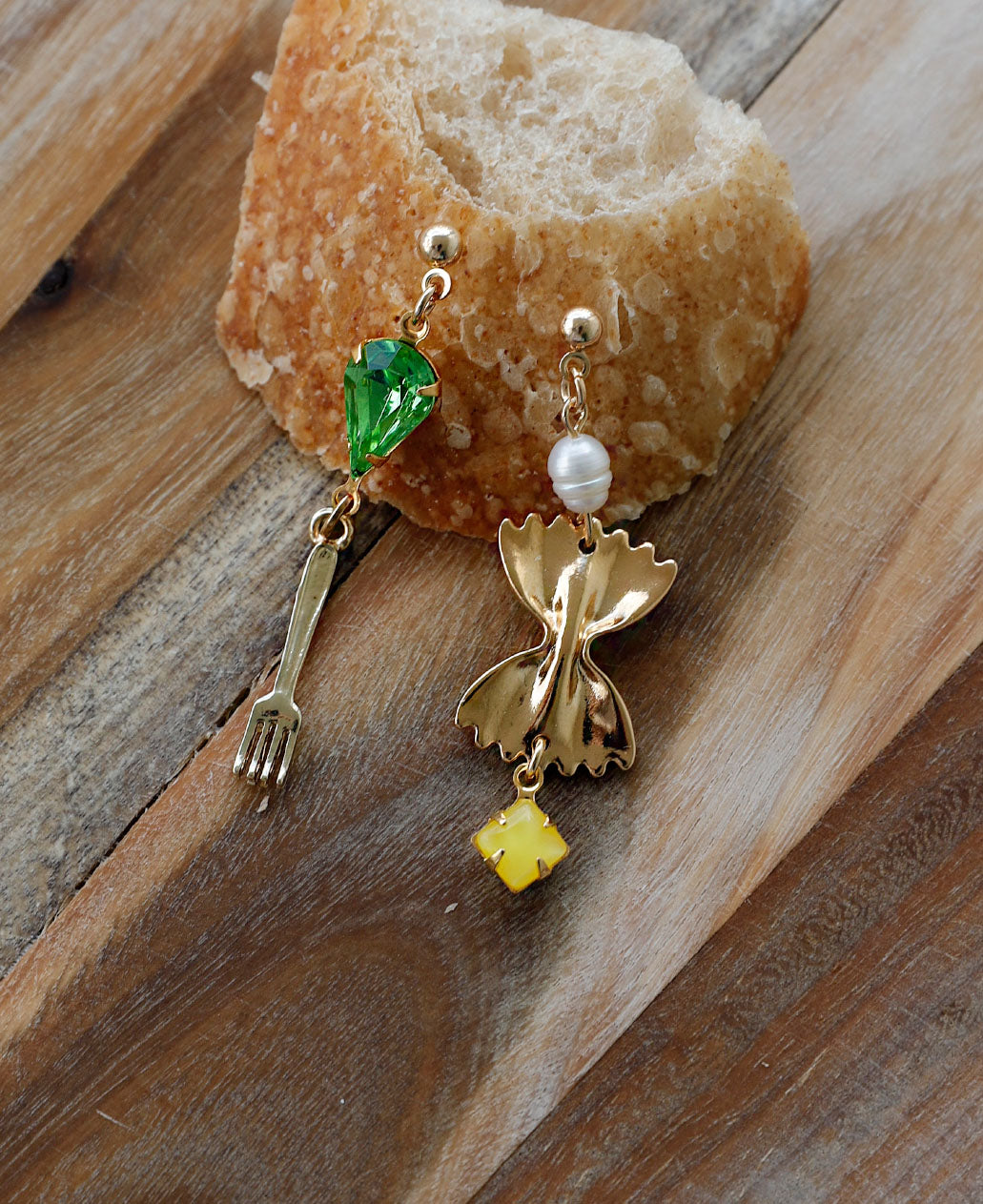 'Firenze' Pasta Earrings // HTT x Panache