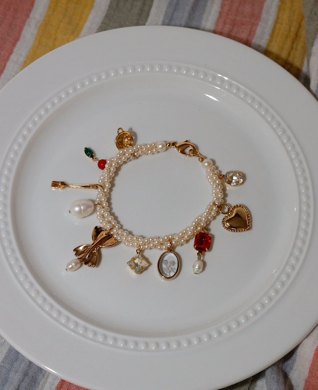 Pasta Charm Bracelet // HTT x Panache