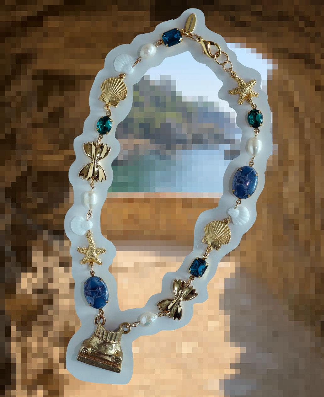 'Mediterranean Vibes' Necklace // HTT x Panache