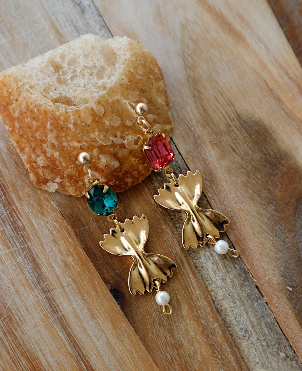 'Venice' Pasta Earrings // HTT x Panache